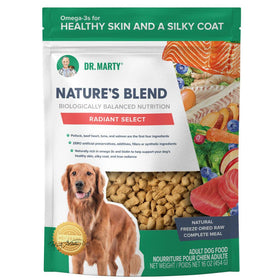 Dr. Marty Nature's Radiant Select Freeze Dried Raw Dog Food for Skin & Coat