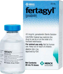 Fertagyl (gonadorelin) Injection for Cattle - 20ml (10 doses) - Pet Medicine 1