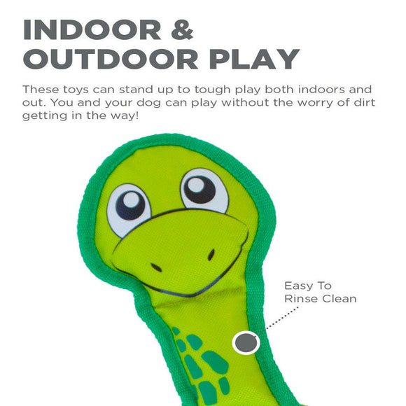 Outward Hound Fire Biterz Sea Turtle Green Dog Toy (Medium)