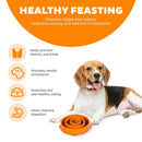Outward Hound Fun Feeder Orange Swirl Dog Bowl Feeder (Medium)