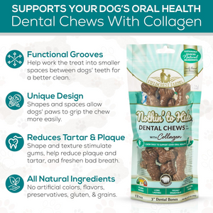 Fieldcrest Farms Nothin’ to Hide Dental Bone Beef Dog Treat 3’’ 12 pack - Dog Dental Chews & Treats 4