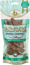 Fieldcrest Farms Nothin’ to Hide Dental Wave Beef Dog Treat 8-pack - Dog Dental Chews & Treats 1