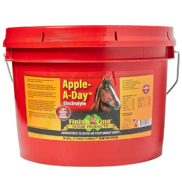 Finish Line Apple-A-Day Electrolyte Apple Flavored Powder for Horses - 30 lb - Horse Health & Wellness 7