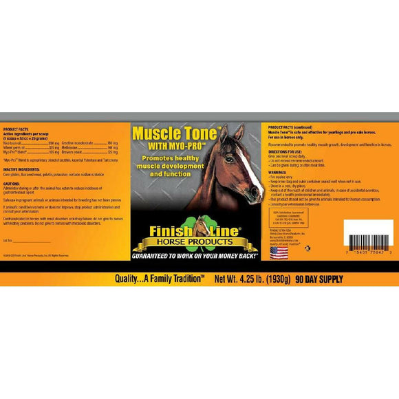 Finish Line Muscle Tone with Myo-Pro Muscle Support For Horses - Horse Vitamins & Supplements 3