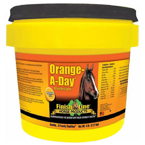 Finish Line Orange-A-Day Electrolytes Powder Supplement for Horses (5 lb) - Horse Vitamins & Supplements 1