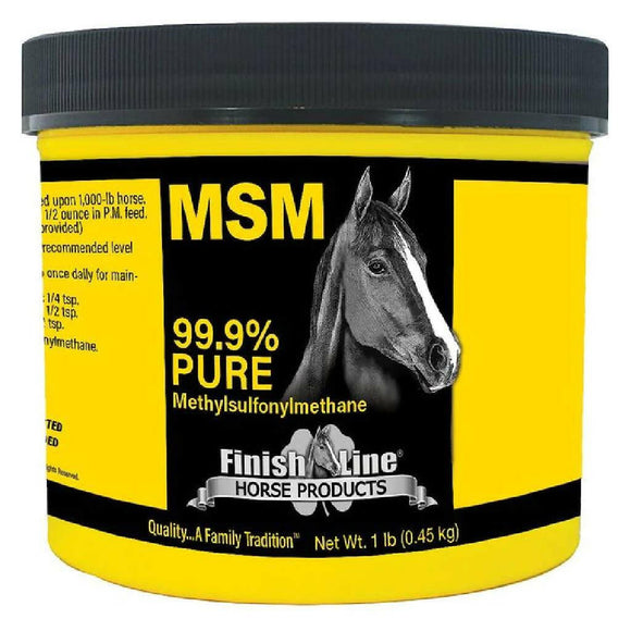 Finish Line Ultra 99.9% Pure MSM Joint Support Powder For Horses - 1 lb - horse Joint & Hip Supplements 5