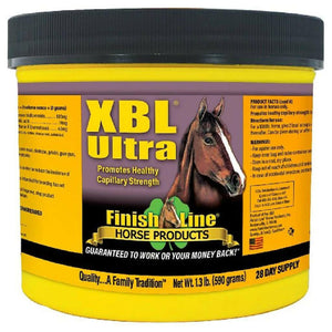 Finish Line XBL Ultra Capillary Support Powder for Horses (1.3 lb) - Horse Vitamins & Supplements 1