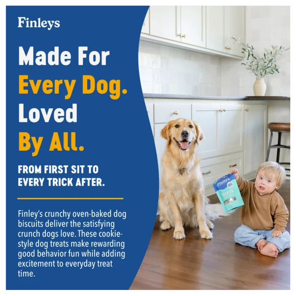 Finley’s Blueberry & Coconut Recipe Crunchy Biscuits Dog Treats - Dog Biscuits & Crunchy Treats 7