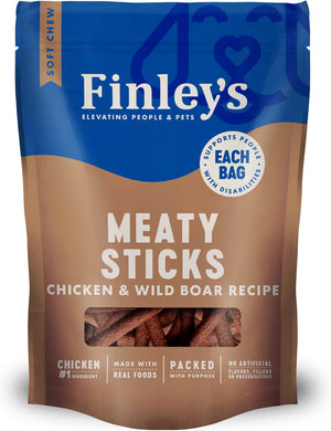 Finley’s Meaty Sticks Dog Treats - 5-oz / Chicken & Wild Boar - Dog Treats 1