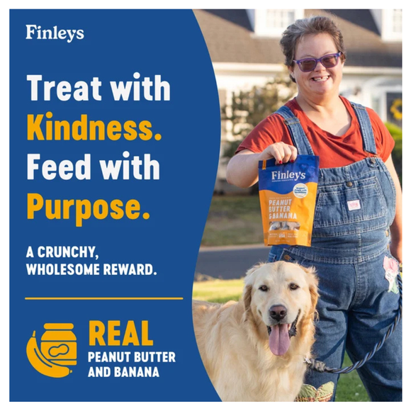Finley’s Peanut Butter & Banana Recipe Crunchy Biscuits Dog Treats - Dog Biscuits & Crunchy Treats 10