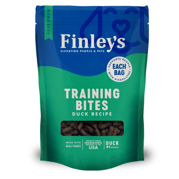 Finley’s Training Bites Duck Recipe Dog Treats - dog training treats 1