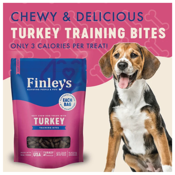 Finley’s Training Bites Turkey Recipe Dog Treats - Training Dog Treats 2