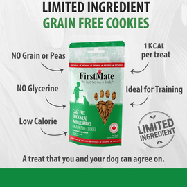 FirstMate Cage Free Duck Meal & Blueberries Mini Trainers Grain Free Dog Treats (8 oz) - Dog Treats 2