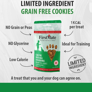 FirstMate Cage Free Duck Meal & Blueberries Mini Trainers Grain Free Dog Treats (8 oz) - Dog Treats 2