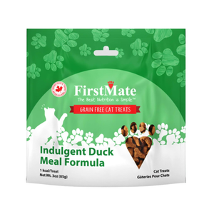 FirstMate Meal Formula Grain Free Cat Treats (3 oz) - Indulgent Duck - Cat Treats 1