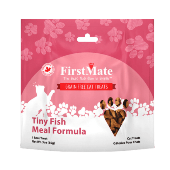 FirstMate Meal Formula Grain Free Cat Treats (3 oz) - Tiny Fish - Cat Treats 3