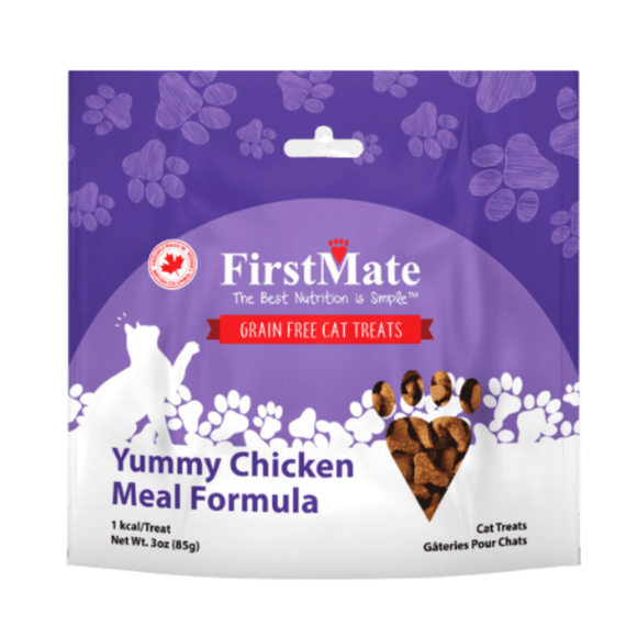 FirstMate Meal Formula Grain Free Cat Treats (3 oz) - Yummy Chicken - Cat Treats 4
