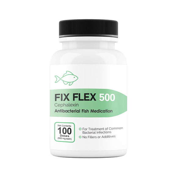 Fix Flex (Cephalexin) Capsules Fish Antibiotics