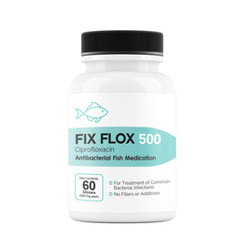 Fix Flox (Ciprofloxacin) Tablets Fish Antibiotics - 500-mg (60-count) - Fish Medication and Vitamins 2