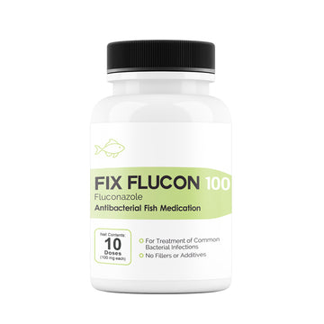 Fix Flucon (Fluconazole) Tablets Fish Antibiotics, 100-mg, 10-count