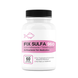 Fix Sulfa (Sulfamethoxazole/ Trimethoprim) Tablets Fish Antibiotics - 960-mg (60-count) - Fish Medication and Vitamins 2