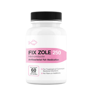 Fix Zole (Metronidazole) Tablets Fish Antibiotics - 250-mg (60-count) - Fish Medication and Vitamins 2