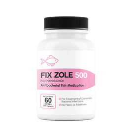 Fix Zole (Metronidazole) Tablets Fish Antibiotics - 500-mg (60-count) - Fish Medication and Vitamins 1