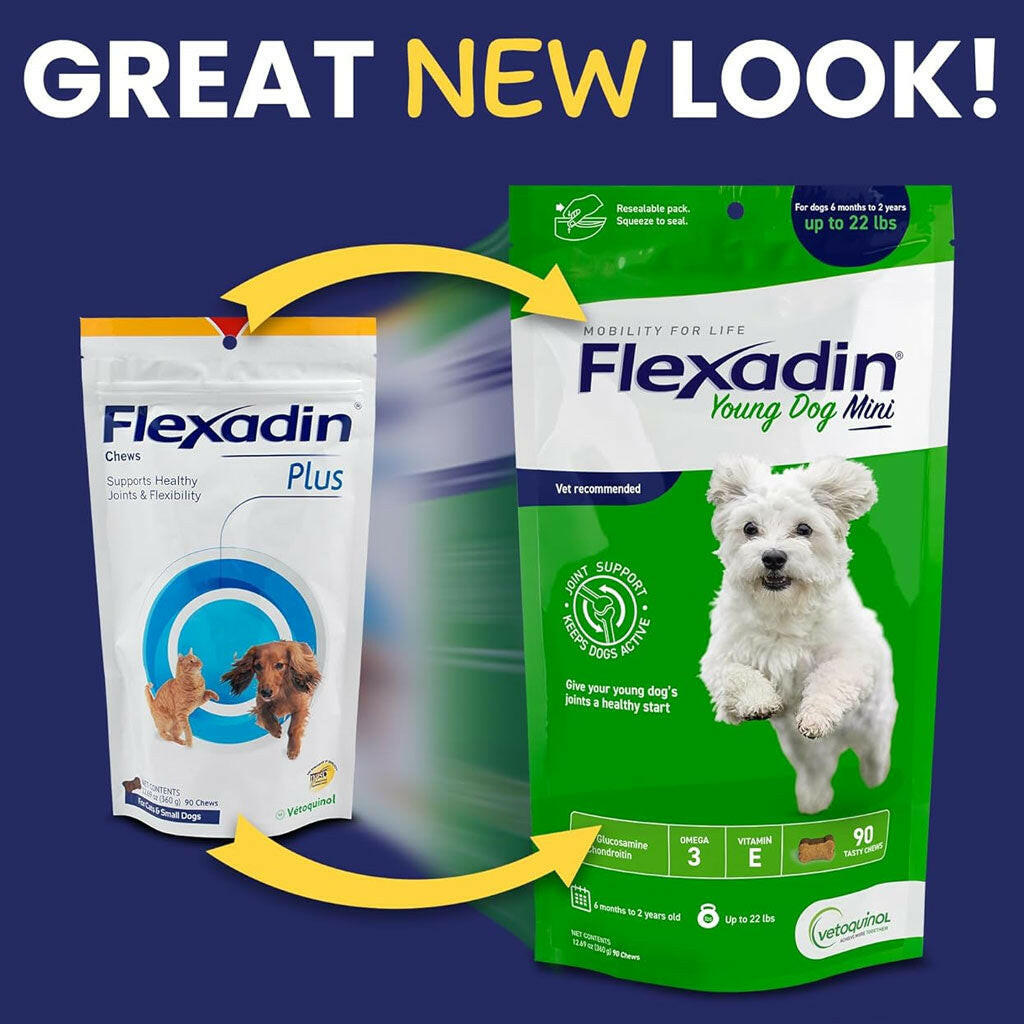 Mini Jaint Vetoquinol Flexadin Young Dog Mini Joint Support with Glucosamine
