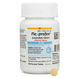 Flexprofen (Carprofen) 25mg Flavored Tablets