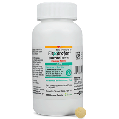 Flexprofen (Carprofen) 75mg Flavored Tablets