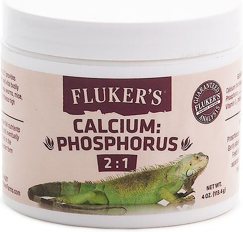 Fluker’s Calcium:Phosphorus 2:1 Supplement For Reptiles (4 oz) - Reptile Healthcare & Wellness 1