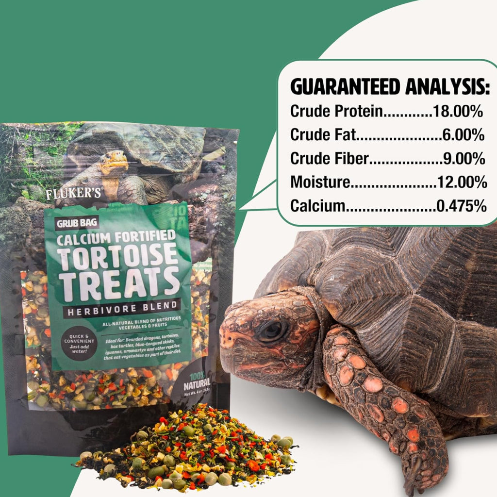 Fluker's Calcium Fortified Herbivore Tortoise Treats - 4 oz