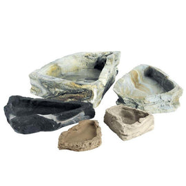 Fluker’s Repta-Bowl Non-porous Food and Water Bowl Assorted - X-Small Reptile-Bowl 3’’ Wide - Reptile & Amphibian