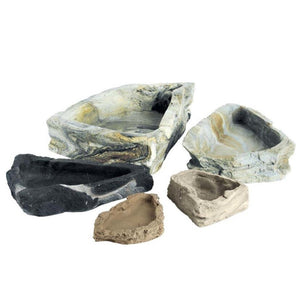 Fluker’s Repta-Bowl Non-porous Food and Water Bowl Assorted - X-Small Reptile-Bowl 3’’ Wide - Reptile & Amphibian