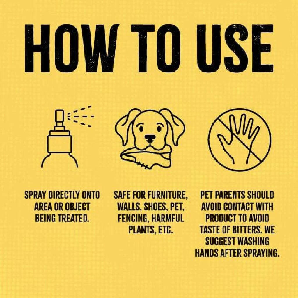 Fooey Ultra-Bitter Training Aid Spray for Pets 8-oz