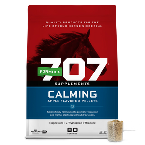 Formula 707 Calming Apple Flavored Pellet Supplement for Horses - 10 lb - 80 servings - Horse Vitamins & Supplements 1