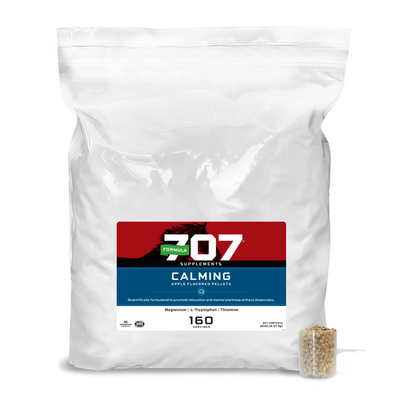 Formula 707 Calming Apple Flavored Pellet Supplement for Horses - 20 lb - 160 servings - Horse Vitamins & Supplements 6