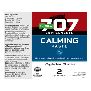 Formula 707 Calming Paste For Horses (30 cc) - Horse Vitamins & Supplements 2