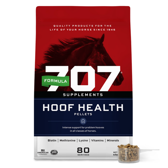 Formula 707 Hoof Health Pellets Supplement For Horses - 5 lb - 80 servings - Horse Vitamins & Supplements 1