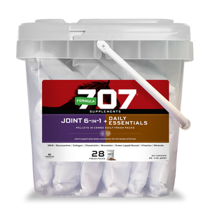 Formula 707 Joint 6-in-1 + Daily Essentials Combo Daily Fresh Packs For Horses (28 Day Supply) - Horse Vitamins &