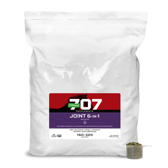Formula 707 Joint 6-in-1 Pellets Horse Supplement - 20-lb (160-320 servings) - horse Joint & Hip Supplements 5