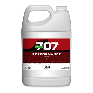 Formula 707 Performance Liquid Horse Supplement (1 Gallon 128 Servings) - Horse Vitamins & Supplements 1