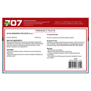 Formula 707 Psyllium Pellets for Horses - Horse Vitamins & Supplements 2