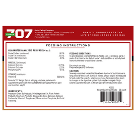 Formula 707 Weight Gain Daily Fresh Packs Horse Supplement (28 Day Supply) - Horse Vitamins & Supplements 2