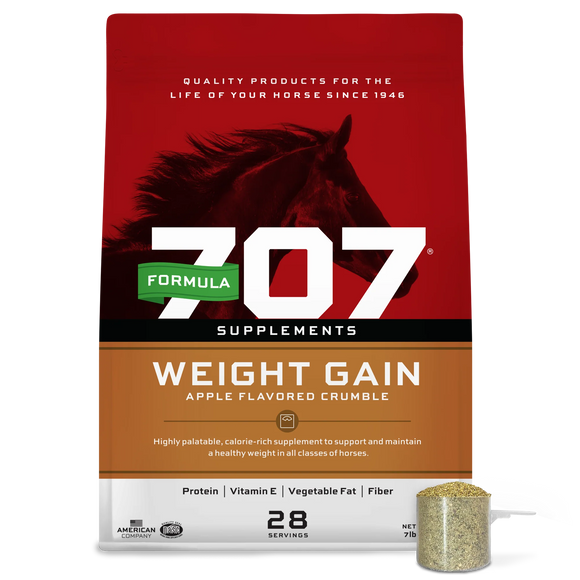 Formula 707 Weight Gain Supplement for Horses - 7lb - 28 servings - Horse Vitamins & Supplements 1