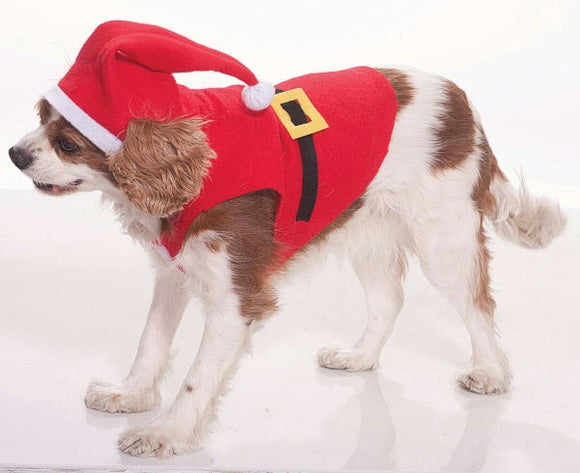Forum Santa Claus Suit Pet Cat or Dog Costume Size Small Pet Costume.