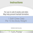Four Paws Healthy Promise Hairball Control Soft Chews For Cat  (90 ct)