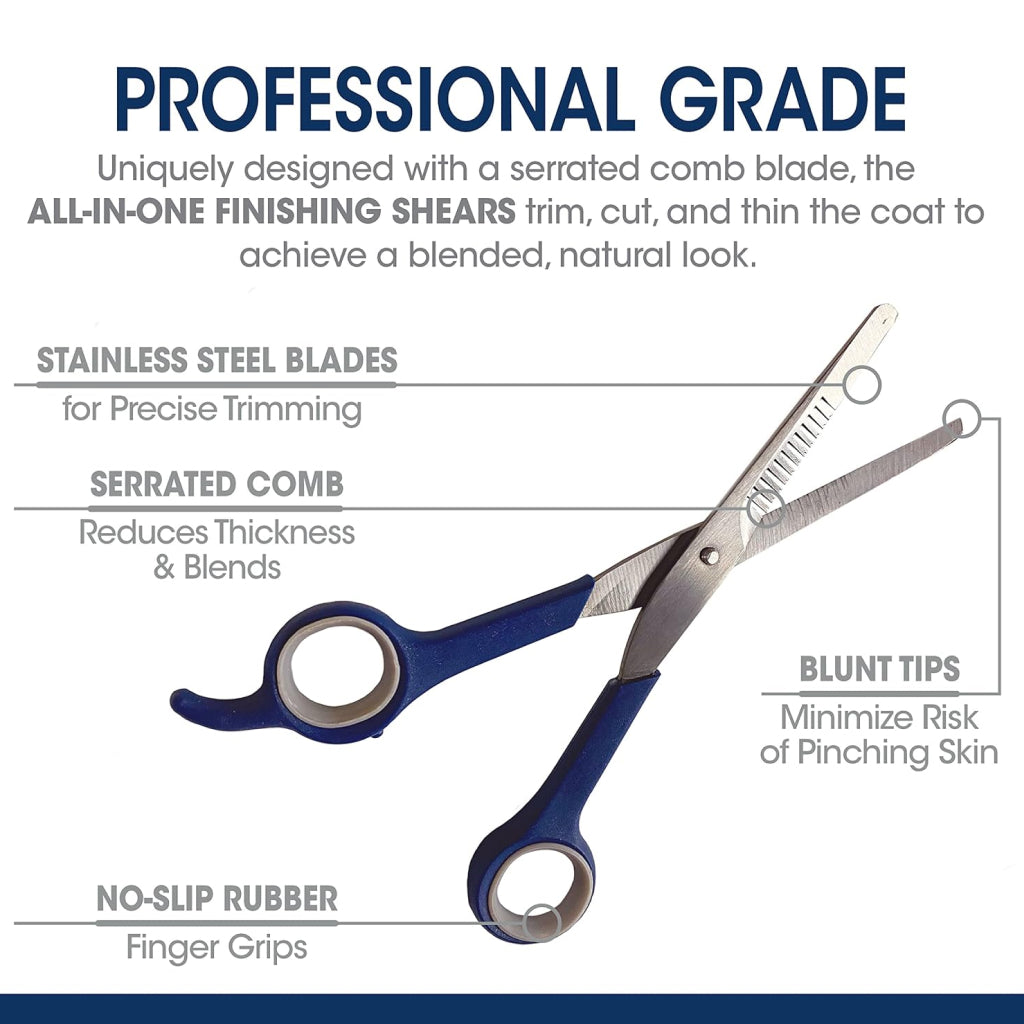 Four Paws Finishing Shears – Grooming Scissors for Dogs & Cats
