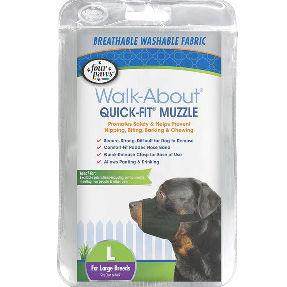 Four Paws Quick-Fit Muzzle For Dogs - Dog Muzzles 10