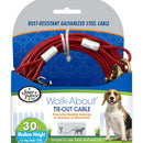 Four Paws Walk-About Medium Weight Tie Out Cable for Dogs under 50 lbs - 30 ft - Leashes Collars & Training 9